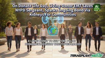 On Donate Life Day, Living-Donor EMT Saves NYPD Sergeant, Sparks Ongoing Bond Via Kidneys For Communities