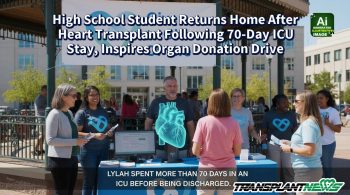 High School Student Returns Home After Heart Transplant Following 70-Day ICU Stay, Inspires Organ Donation Drive