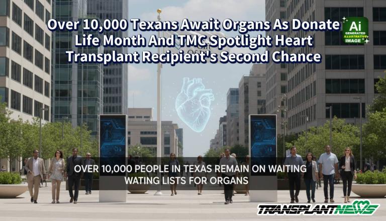 Over 10,000 Texans Await Organs As Donate Life Month And TMC Spotlight Heart Transplant Recipient’s Second Chance