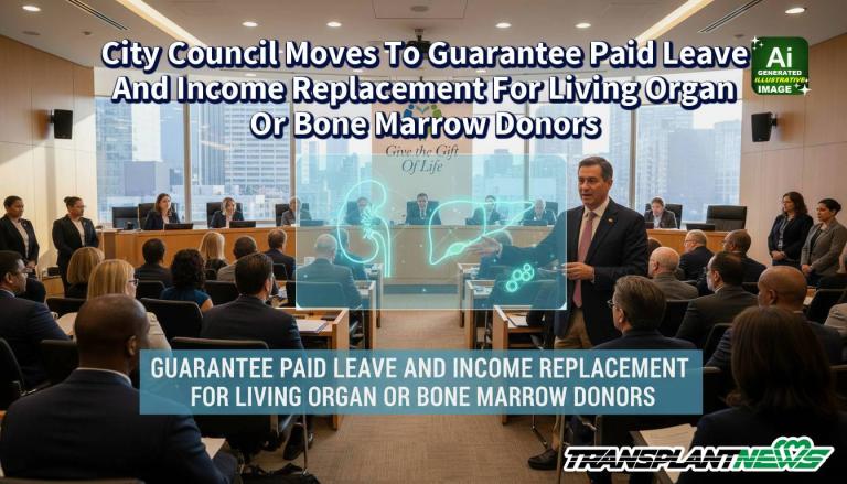 City Council Moves To Guarantee Paid Leave And Income Replacement For Living Organ Or Bone Marrow Donors