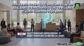 DHR Health Scales Up Transplant Program As Kidney Waits Stretch 3 To 5 Years And Dialysis Caseload Tops 4,000