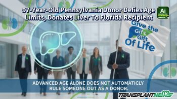 97-Year-Old Pennsylvania Donor Defies Age Limits, Donates Liver To Florida Recipient