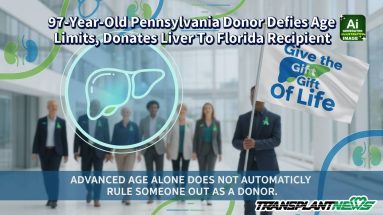 97-Year-Old Pennsylvania Donor Defies Age Limits, Donates Liver To Florida Recipient