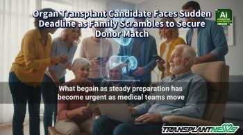 Organ Transplant Candidate Faces Sudden Deadline as Family Scrambles to Secure Donor Match