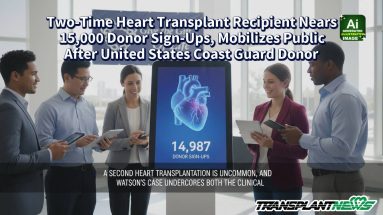 Two-Time Heart Transplant Recipient Nears 15,000 Donor Sign-Ups, Mobilizes Public After United States Coast Guard Donor