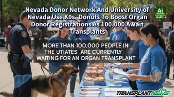 Nevada Donor Network And University of Nevada Use K9s, Donuts To Boost Organ Donor Registrations As 100,000 Await Transplants