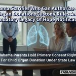 Alabama Clarifies Who Can Authorize Child Organ Donation, Custody Rules And Mandatory Legacy Of Hope Notification