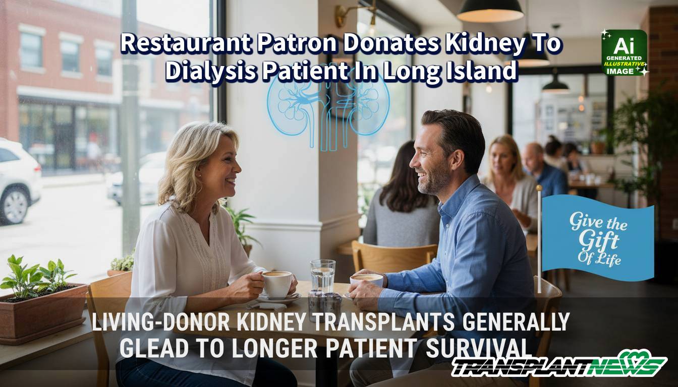 Restaurant Patron Donates Kidney To Dialysis Patient In Long Island