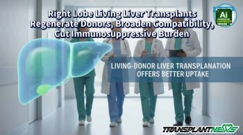 Right Lobe Living Liver Transplants Regenerate Donors, Broaden Compatibility, Cut Immunosuppressive Burden