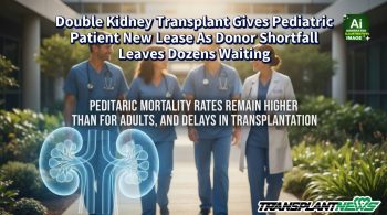 Double Kidney Transplant Gives Pediatric Patient New Lease As Donor Shortfall Leaves Dozens Waiting