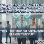 Living Kidney Donors Drive Paired Exchange, Accelerating Matches As 11–13 On Kidney Waitlist Face Urgent Need Daily