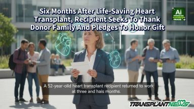 Six Months After Life-Saving Heart Transplant, Recipient Seeks To Thank Donor Family And Pledges To Honor Gift
