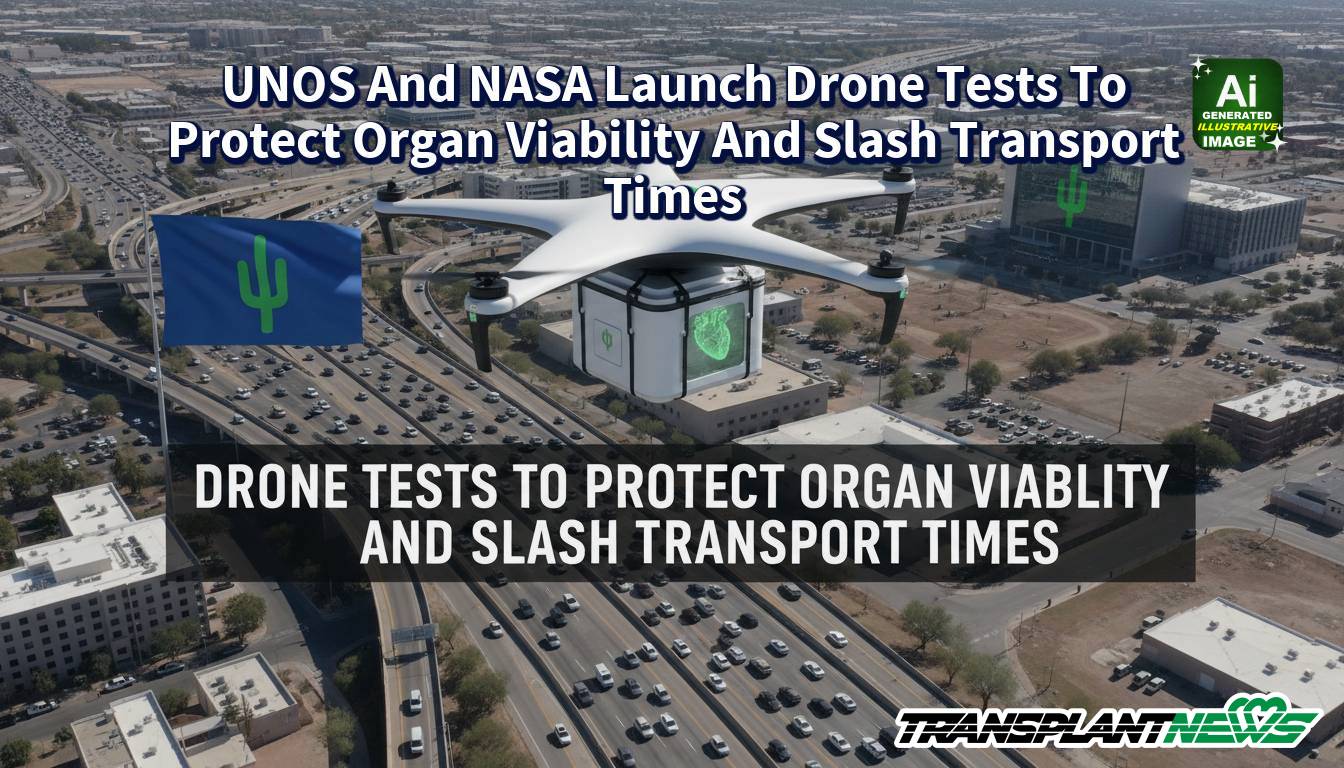 UNOS And NASA Launch Drone Tests To Protect Organ Viability And Slash Transport Times