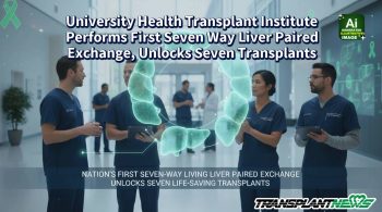 University Health Transplant Institute Performs First Seven Way Liver Paired Exchange, Unlocks Seven Transplants