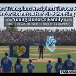 Heart Transplant Recipient Throws First Pitch For Hornets After First Meeting With Young Donor’s Family