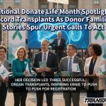 National Donate Life Month Spotlights Record Transplants As Donor Families’ Stories Spur Urgent Calls To Act