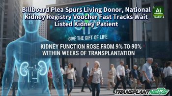 Billboard Plea Spurs Living Donor, National Kidney Registry Voucher Fast Tracks Wait Listed Kidney Patient