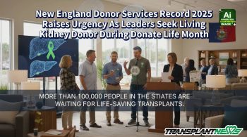 New England Donor Services Record 2025 Raises Urgency As Leaders Seek Living Kidney Donor During Donate Life Month