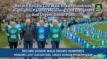 Record Donate Life Walk Draws Hundreds, Highlights Parents Mourning Lost Daughters And Urgent Donor Push