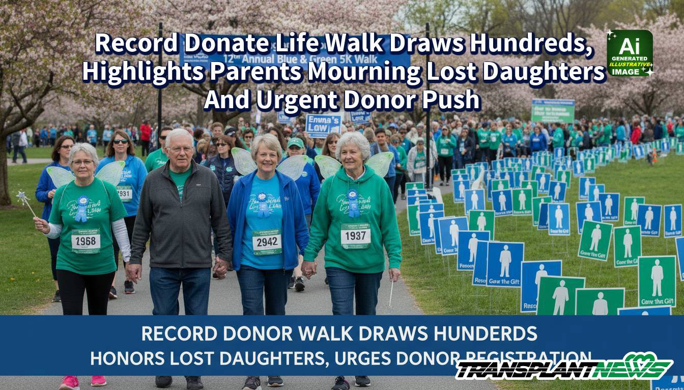 Record Donate Life Walk Draws Hundreds, Highlights Parents Mourning Lost Daughters And Urgent Donor Push