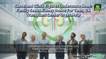 Cleveland Clinic Figures Underscore Need: Family Seeks Kidney Donor For Teen, UK Transplant Center Urges Help
