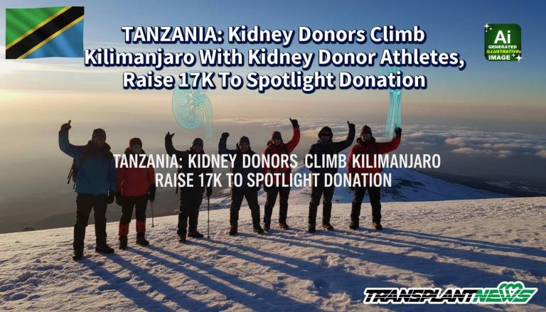 TANZANIA: Kidney Donors Climb Kilimanjaro With Kidney Donor Athletes, Raise 17K To Spotlight Donation