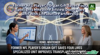Former NFL Player’s Organ Gift Saves Four, Spotlights MHealth Fairview Donor Care Unit With LifeSource Partnership