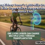 Living Kidney Donor’s 1,900-Mile Oregon Trail Ride Urges Policy Change As Donate Life Month Ends