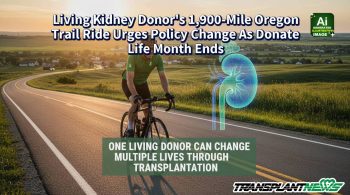 Living Kidney Donor’s 1,900-Mile Oregon Trail Ride Urges Policy Change As Donate Life Month Ends