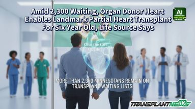 Amid 2,300 Waiting, Organ Donor Heart Enables Landmark Partial Heart Transplant For Six Year Old, Life Source Says