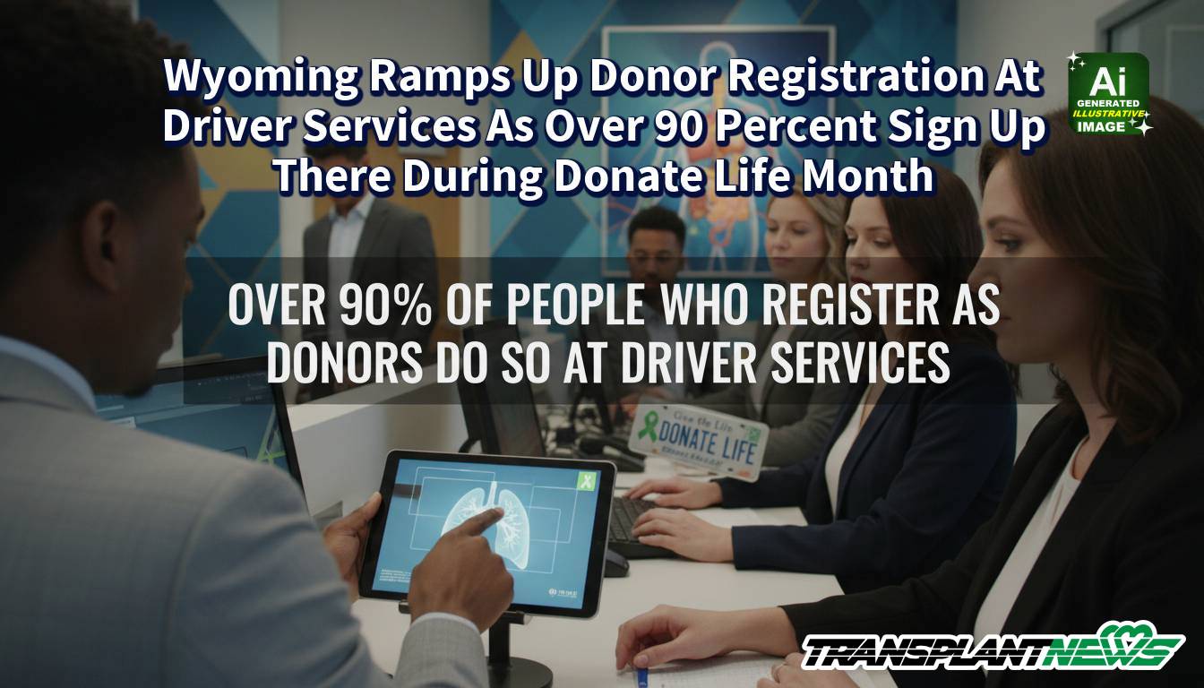 Wyoming Ramps Up Donor Registration At Driver Services As Over 90 Percent Sign Up There During Donate Life Month