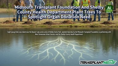 Midsouth Transplant Foundation And Shelby County Health Department Plant Trees To Spotlight Organ Donation Need