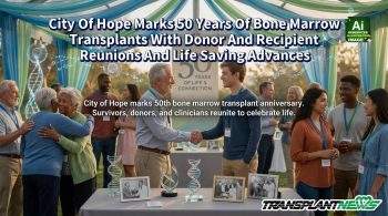 City Of Hope Marks 50 Years Of Bone Marrow Transplants With Donor And Recipient Reunions And Life Saving Advances