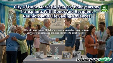 City Of Hope Marks 50 Years Of Bone Marrow Transplants With Donor And Recipient Reunions And Life Saving Advances