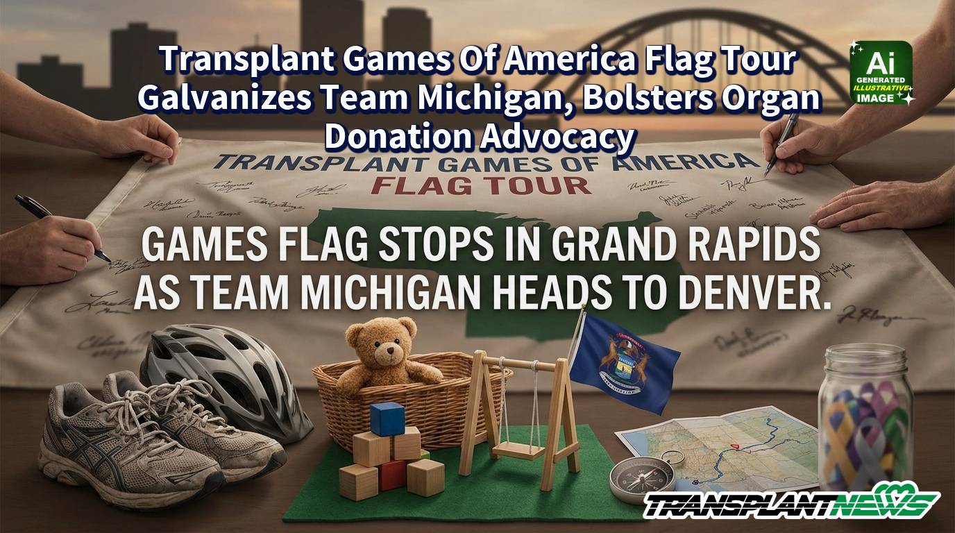 Transplant Games Of America Flag Tour Galvanizes Team Michigan, Bolsters Organ Donation Advocacy
