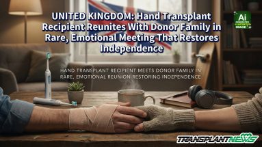 UNITED KINGDOM: Hand Transplant Recipient Reunites With Donor Family in Rare, Emotional Meeting That Restores Independence
