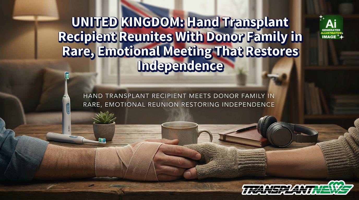 UNITED KINGDOM: Hand Transplant Recipient Reunites With Donor Family in Rare, Emotional Meeting That Restores Independence