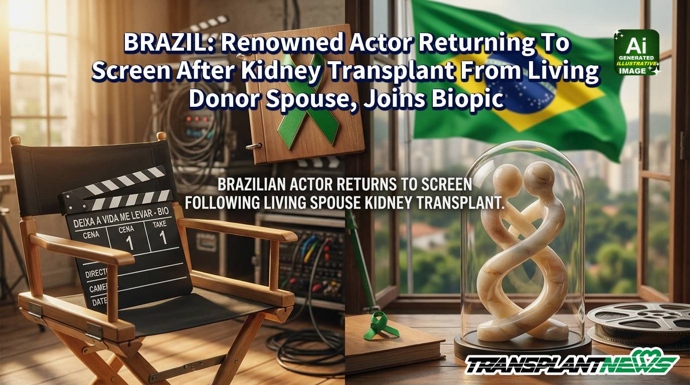 BRAZIL: Renowned Actor Returning To Screen After Kidney Transplant From Living Donor Spouse, Joins Biopic