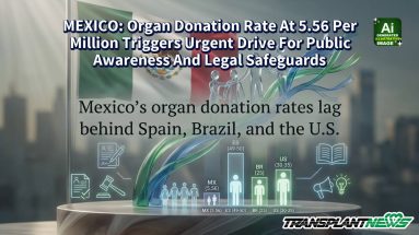 MEXICO: Organ Donation Rate At 5.56 Per Million Triggers Urgent Drive For Public Awareness And Legal Safeguards