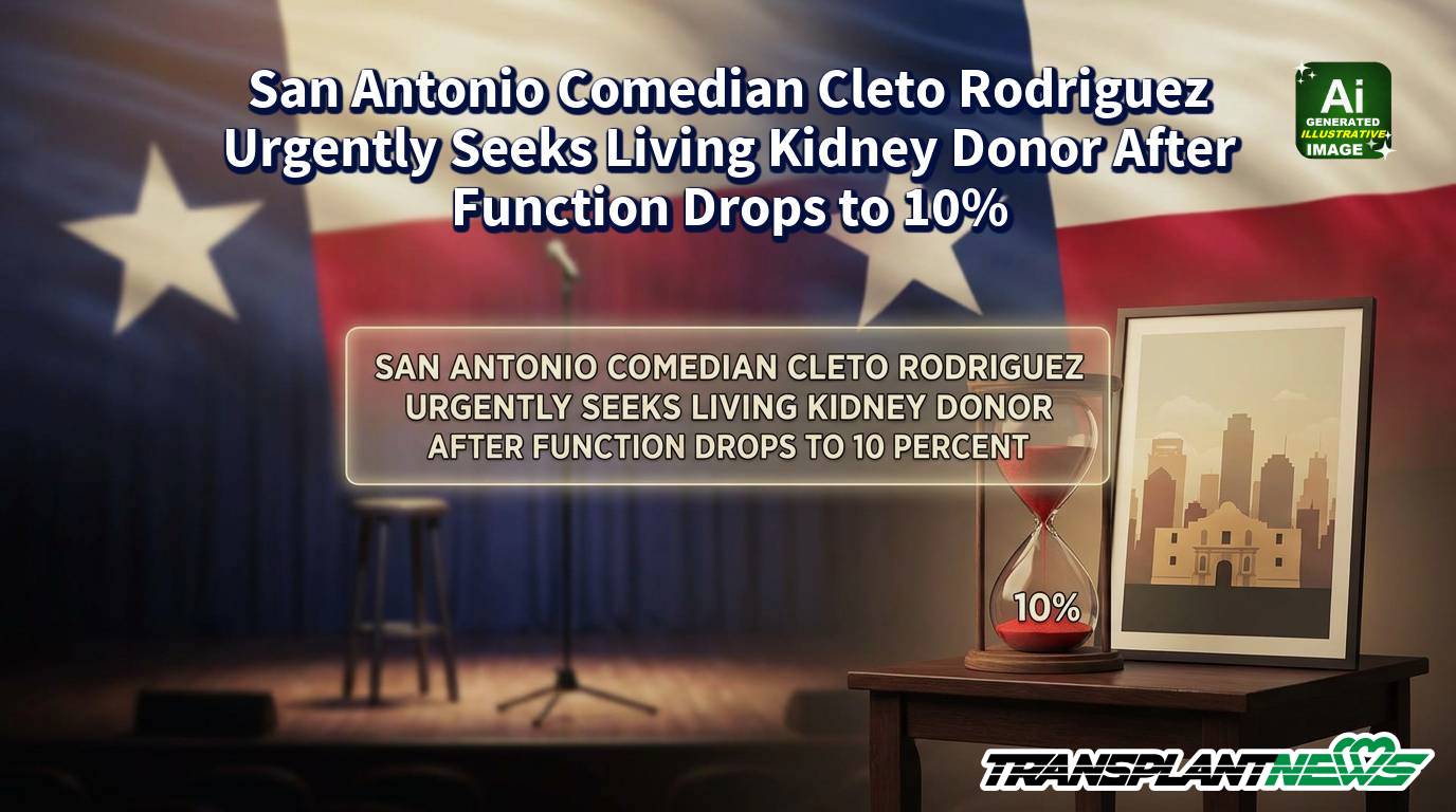 San Antonio Comedian Cleto Rodriguez Urgently Seeks Living Kidney Donor After Function Drops to 10%