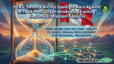 PERU: Defense Airlifts Spotlight Race Against 4 To 24-Hour Organ Windows, Straining Regional Transplant Capacity PERU: Defense Airlifts Spotlight Race Against 4 To 24-Hour Organ Windows, Straining Regional Transplant Capacity
