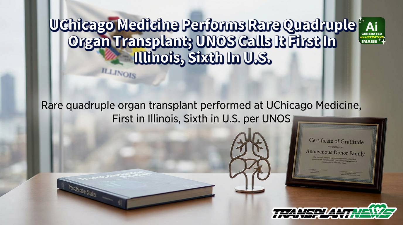 UChicago Medicine Performs Rare Quadruple Organ Transplant; UNOS Calls It First In Illinois, Sixth In U.S.