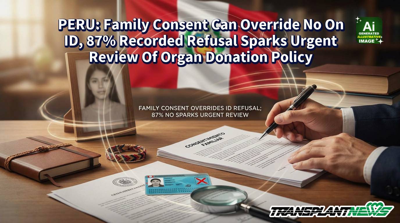 PERU: Family Consent Can Override No On ID, 87% Recorded Refusal Sparks Urgent Review Of Organ Donation Policy