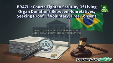 BRAZIL: Courts Tighten Scrutiny Of Living Organ Donations Between Nonrelatives, Seeking Proof Of Voluntary, Free Consent BRAZIL: Courts Tighten Scrutiny Of Living Organ Donations Between Nonrelatives, Seeking Proof Of Voluntary, Free Consent