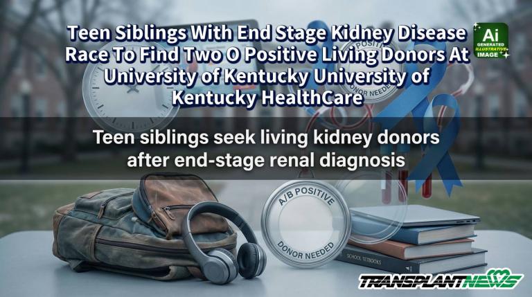 Teen Siblings With End Stage Kidney Disease Race To Find Two O Positive Living Donors At University of Kentucky University of Kentucky HealthCare