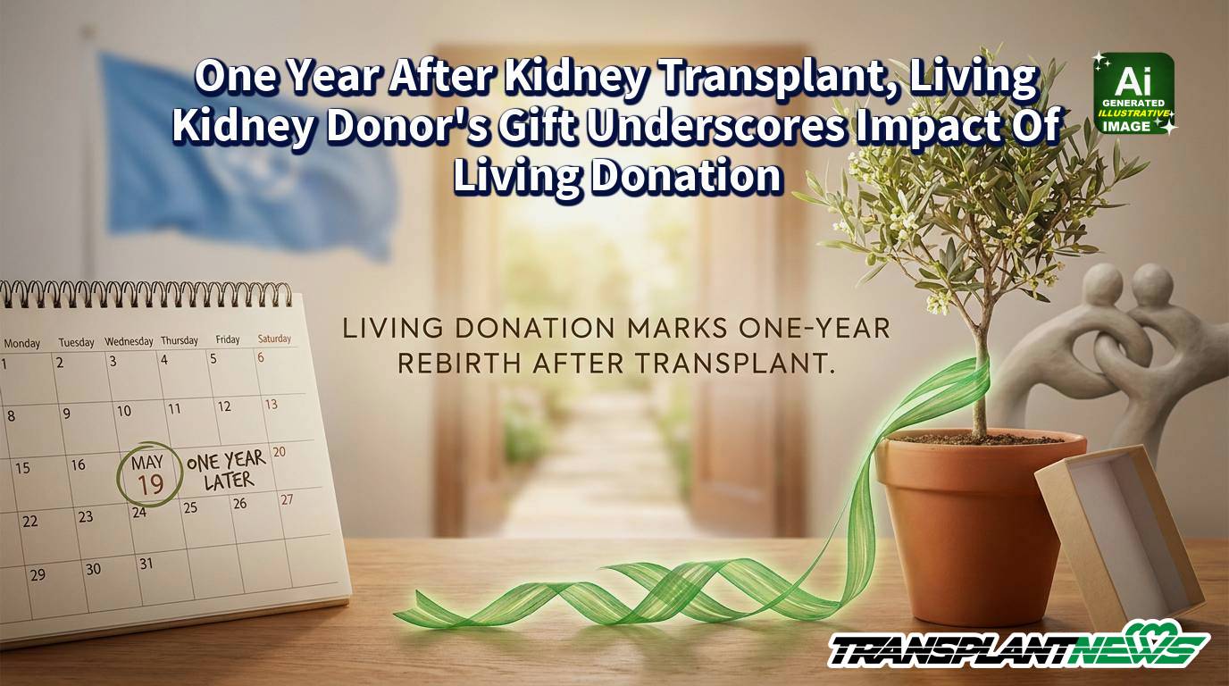 One Year After Kidney Transplant, Living Kidney Donor’s Gift Underscores Impact Of Living Donation