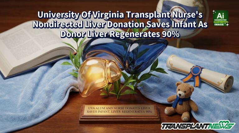 University Of Virginia Transplant Nurse's Nondirected Liver Donation Saves Infant As Donor Liver Regenerates 90%