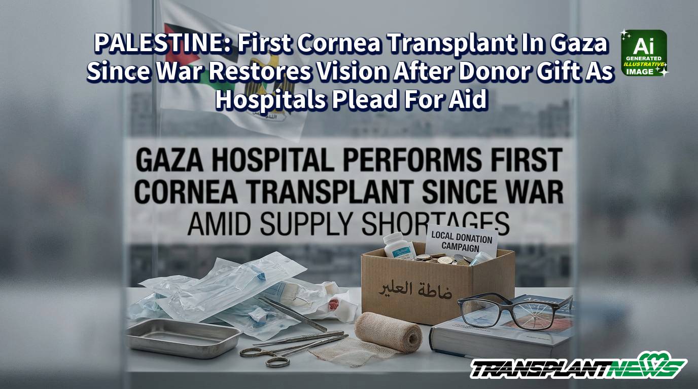 PALESTINE: First Cornea Transplant In Gaza Since War Restores Vision After Donor Gift As Hospitals Plead For Aid