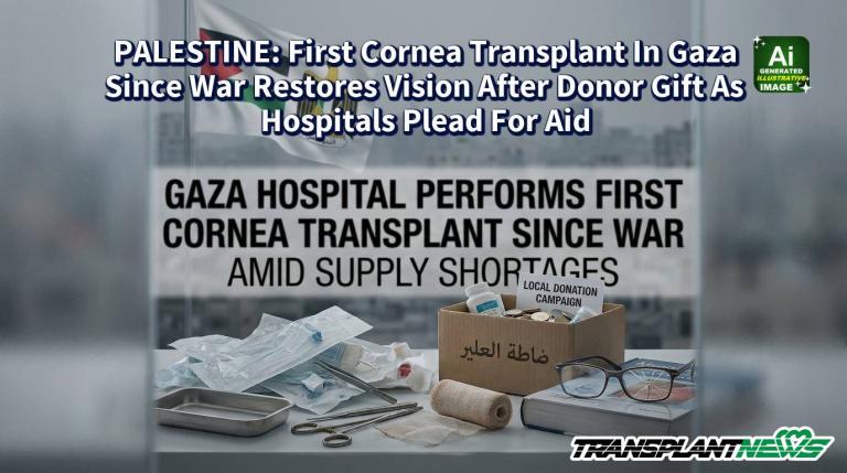 PALESTINE: First Cornea Transplant In Gaza Since War Restores Vision After Donor Gift As Hospitals Plead For Aid