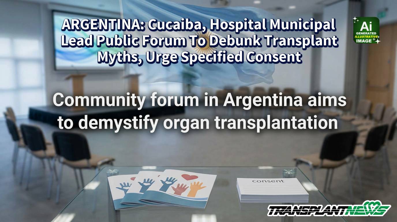 ARGENTINA: Cucaiba, Hospital Municipal Lead Public Forum To Debunk Transplant Myths, Urge Specified Consent